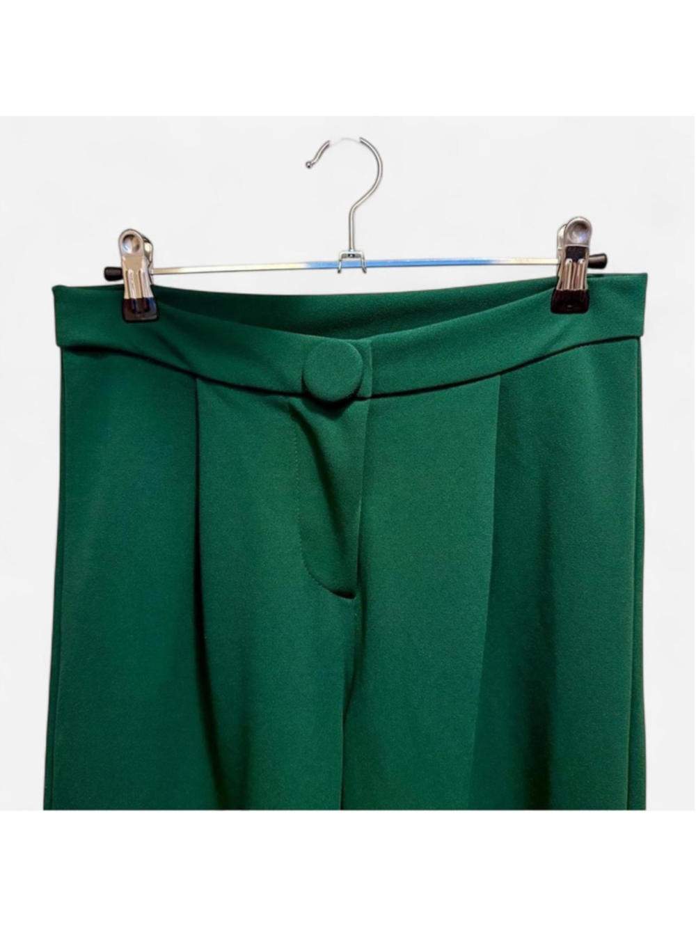 Compania Fantastica Women's Green Wide Leg Pants - Picture 2 of 8